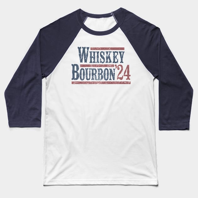 Whiskey Bourbon 2024 Baseball T-Shirt by Etopix